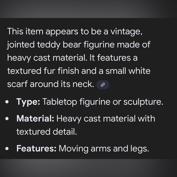 Dept. 56 Vintage Jointed Teddy Bear - Picture 11 of 13